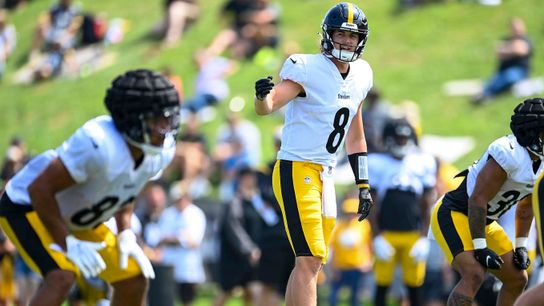 QB tracker: Pickett's best day in camp? taken in Latrobe, Pa. (Steelers)